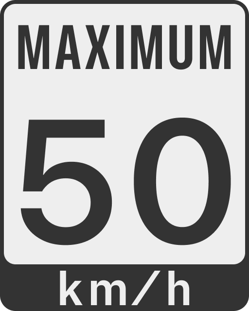 Ontario-specific speed limit signage